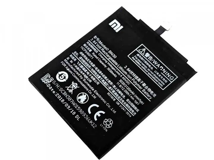 Аккумулятор оригінал Xiaomi BN30 Redmi 4A (3030 mAh) - фото 2