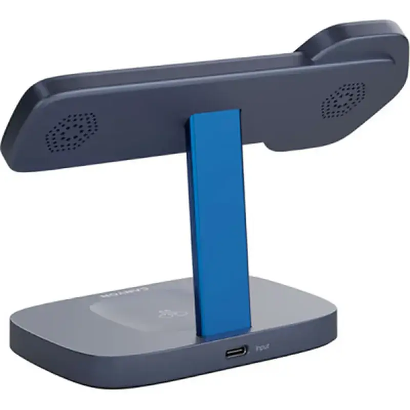 Зарядний пристрій Canyon wireless charger HEXAGON WCS-310 3in1 DarkGrey/Blue (CNS-WCS310DGBL) - фото 3