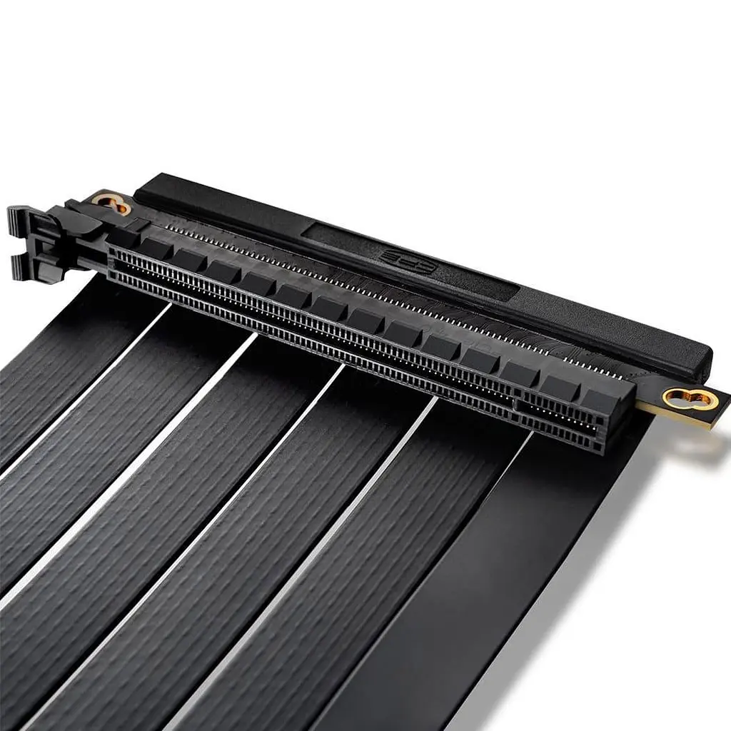 Райзер PCCooler Vertical GPU RISER CABLE PCI-E BK 4.0 185мм PCI-E4.0X16 Чорний RC185 BK 4.0 - фото 2