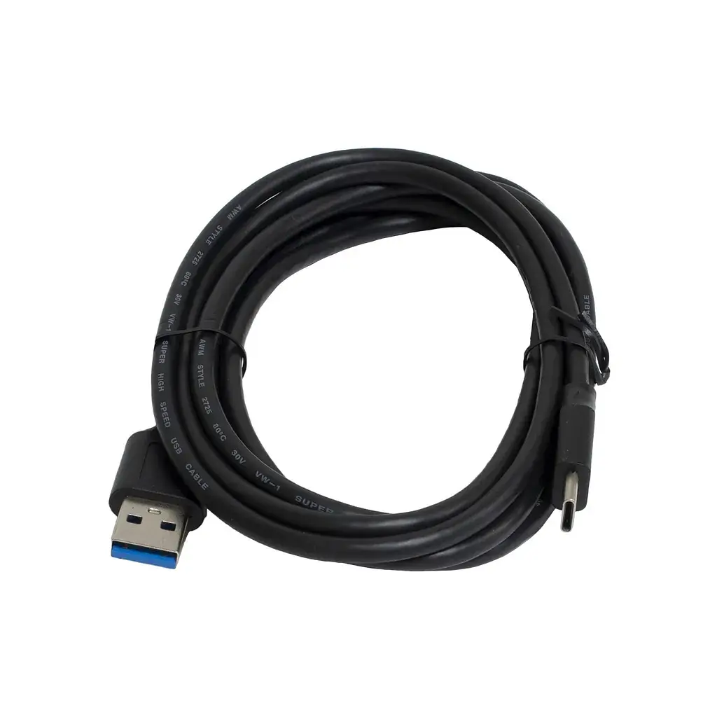 Дата кабель USB 3.0 AM to USB-C 2.0m black Patron (CAB-PN-USB3-TYPEC-2M)