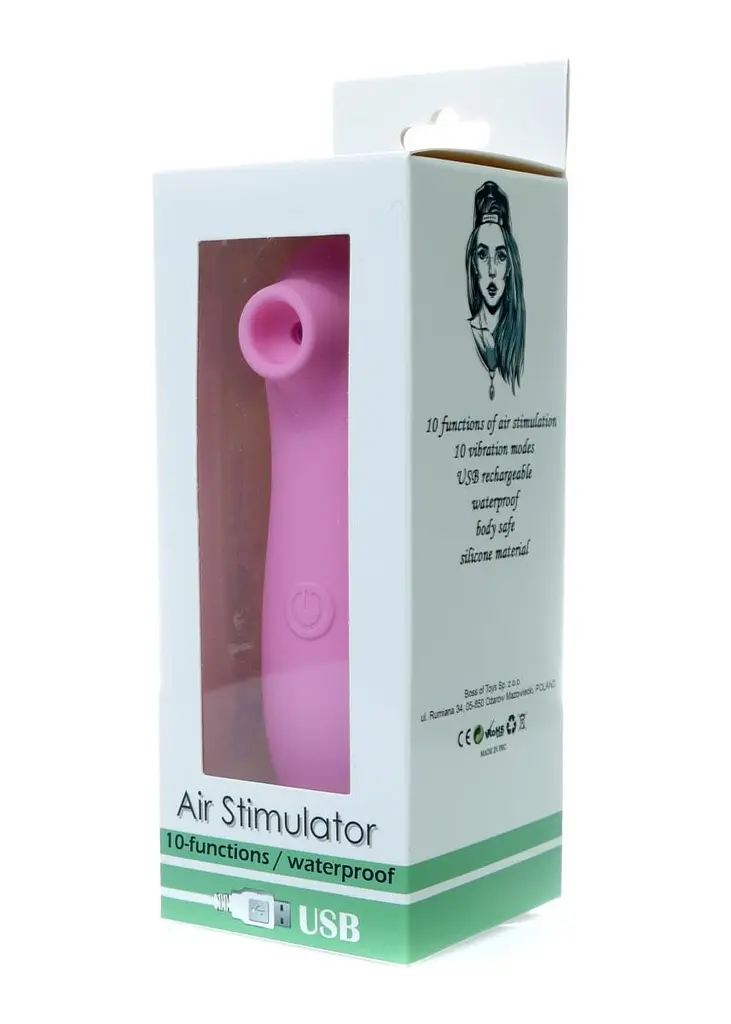 Вакуумный стимулятор клитора Boss Series Air Stimulator сиреневый - фото 9