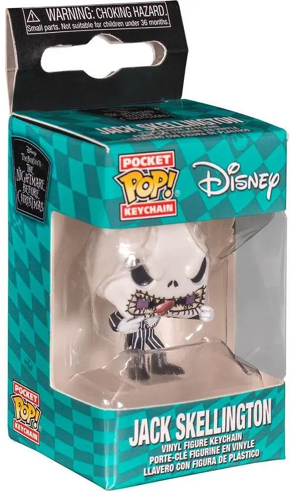 Фігурка-брелок Funko Pop Кошмар перед Різдвом Джек Скеллінгтон 4 см (NBC JS) - фото 3