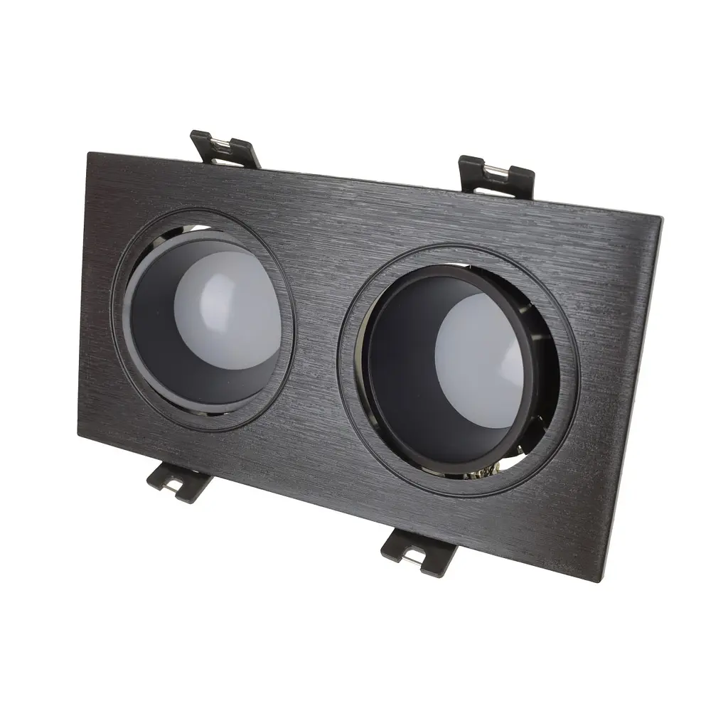 Світильник точковий Brille HDL-DT 95/2 GU5.3 BK MR16 36-439 - фото 2