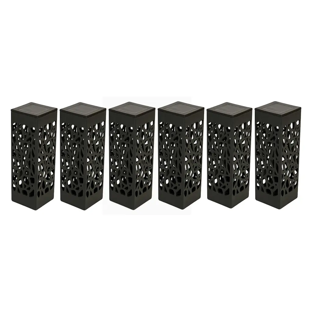 Ліхтар садовий прямокутний на сонячній батареї Market Union 28.5 см 1 шт. (HJ-002) - фото 4