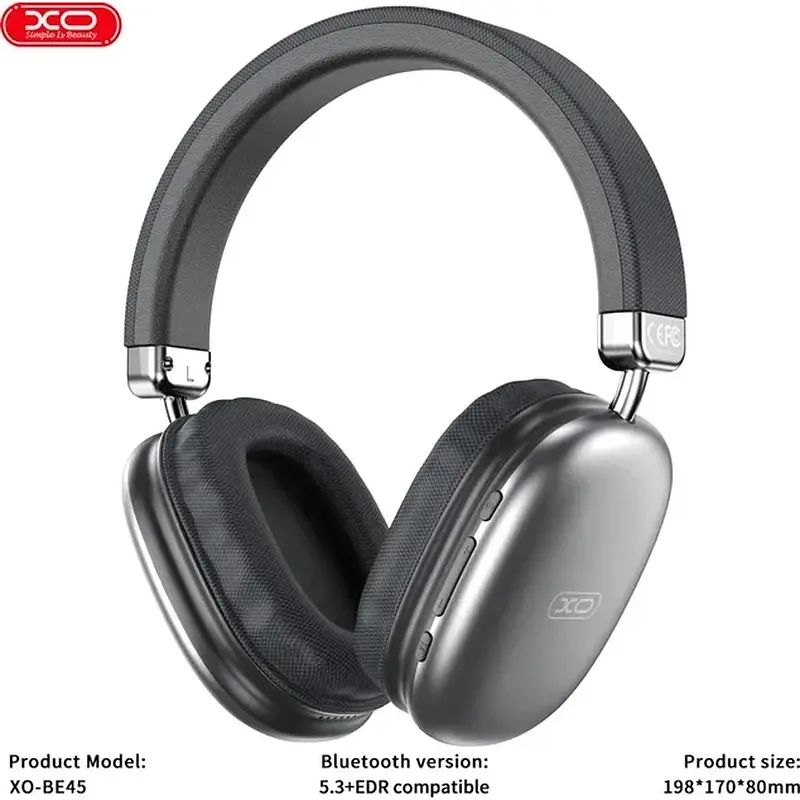 Bluetooth навушники XO BE45 Black - фото 2