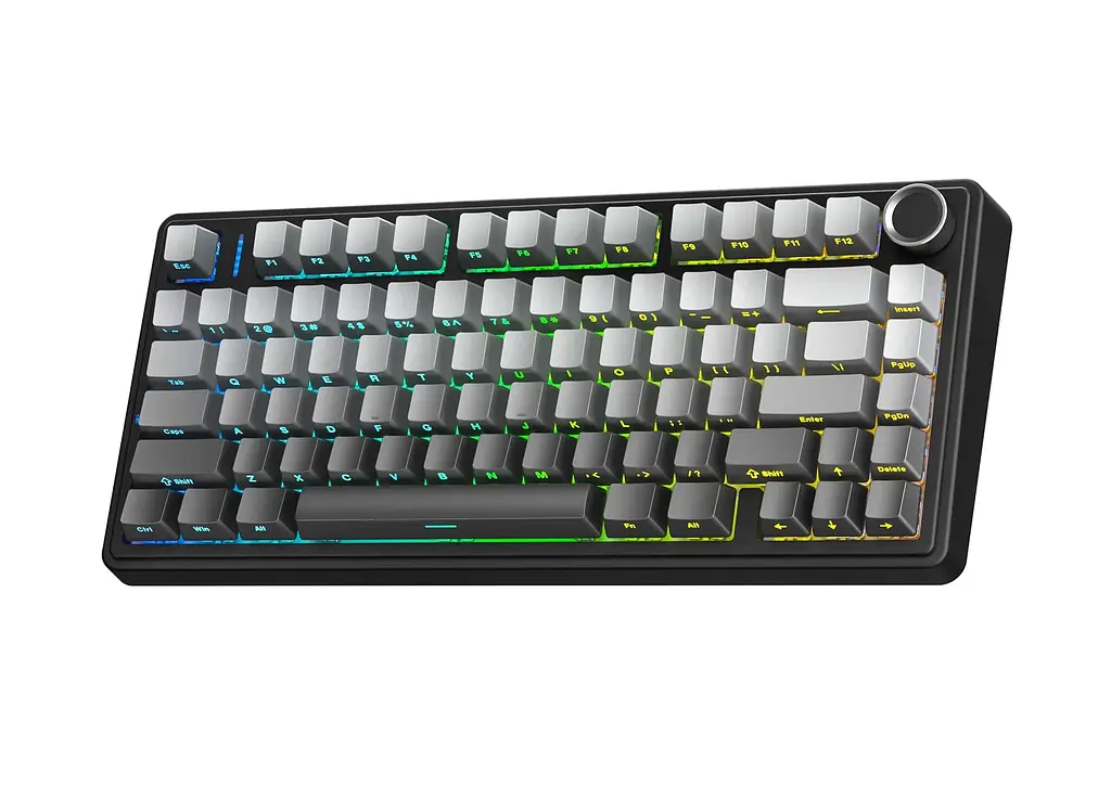 Клавіатура бездротова Aula F75 Gasket Reaper switch Black/Grey (6948391209913) - фото 2