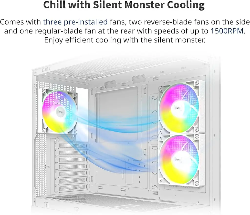Корпус MONTECH XR WHITE (XR (W)) - фото 9