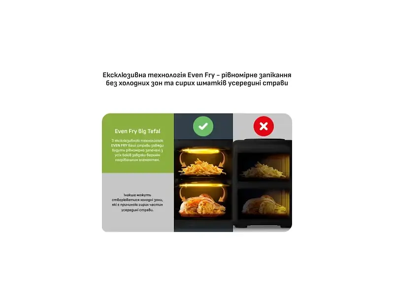Мультипіч (аерофритюрниця) Tefal Easy Fry Crispy Stack EY7528E0 - фото 10