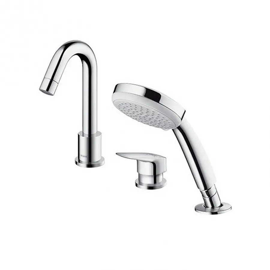 Змішувач Hansgrohe Logis врізний на край ванни на 3 отвори 71313000 Хром