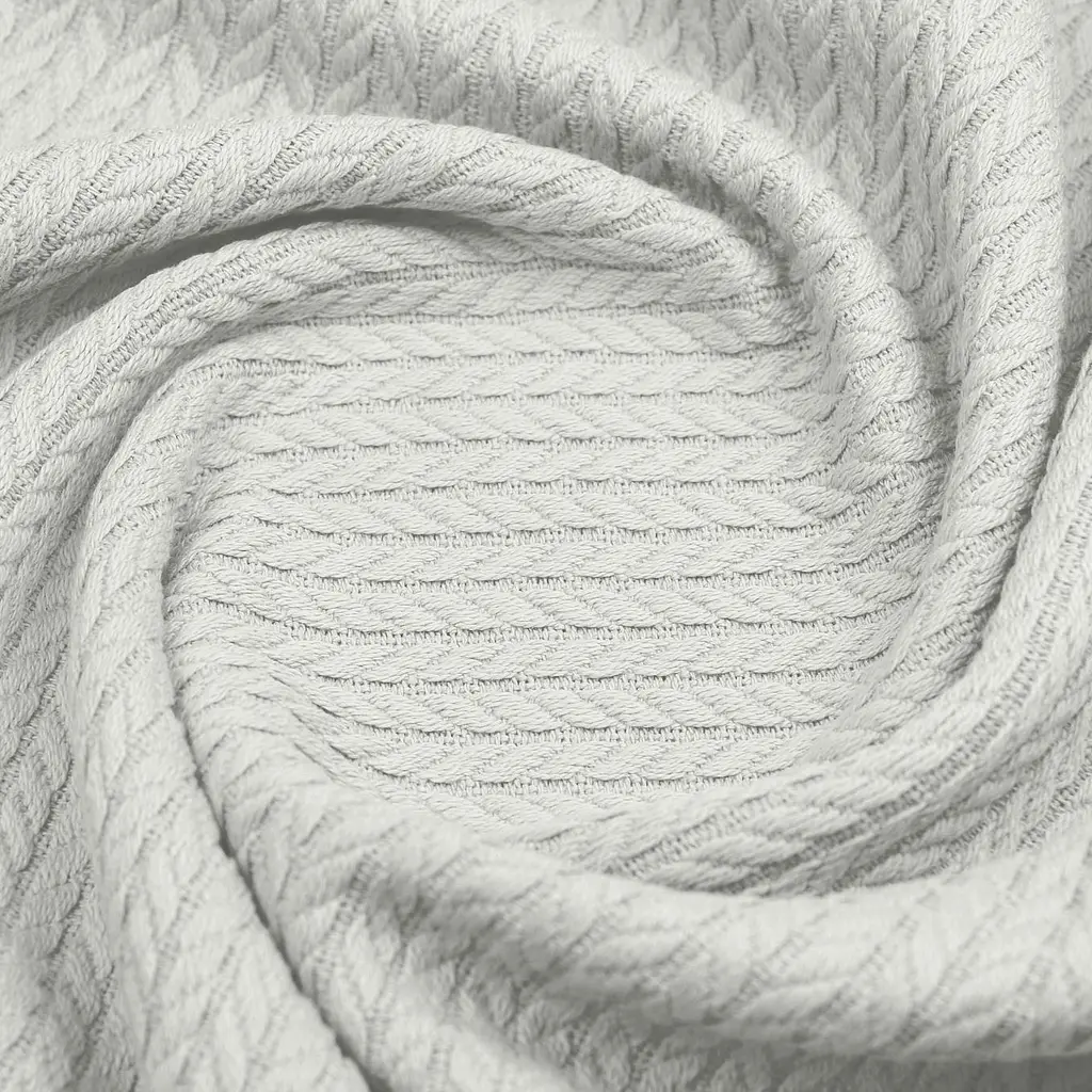 Плед покривало Cosas Pistachio Knitted Braid 240х260 см косичка (Blanket_35Pistachio_KnittedBraid_240x260) - фото 3