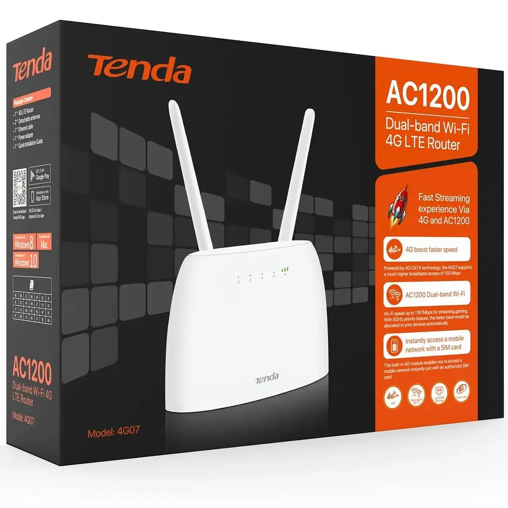 Маршрутизатор Tenda 3G/4G маршрутизатор 4G07 (4G07) - фото 9