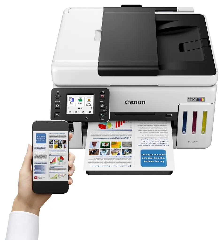 Багатофункційний пристрій А4 кол. Canon Maxify GX6140 з Wi-Fi (6882C009) - фото 10