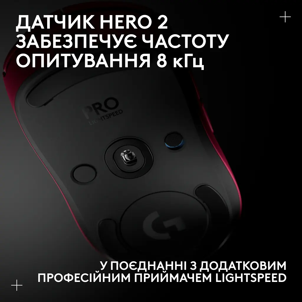 Мишка Logitech G Pro 2 Lightspeed Wireless Magenta (910-007309) - фото 9