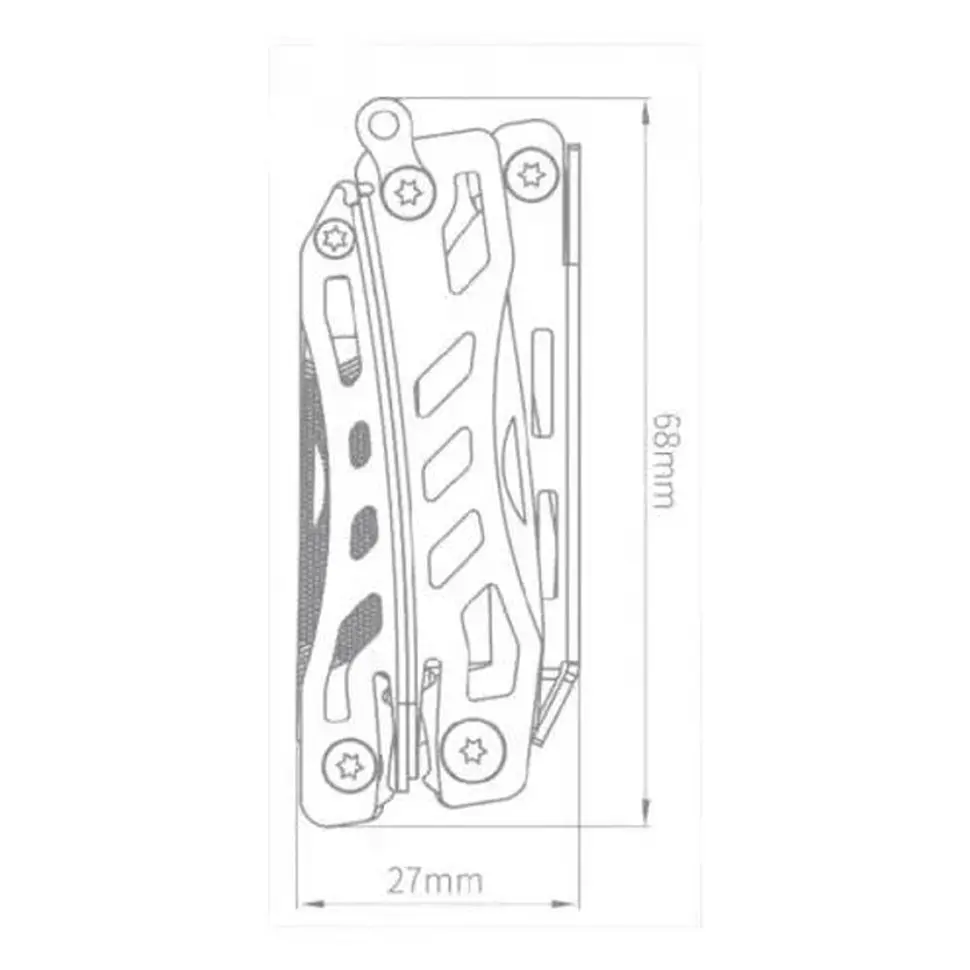 Мультитул Nextool Mini Flagship чорний - фото 2
