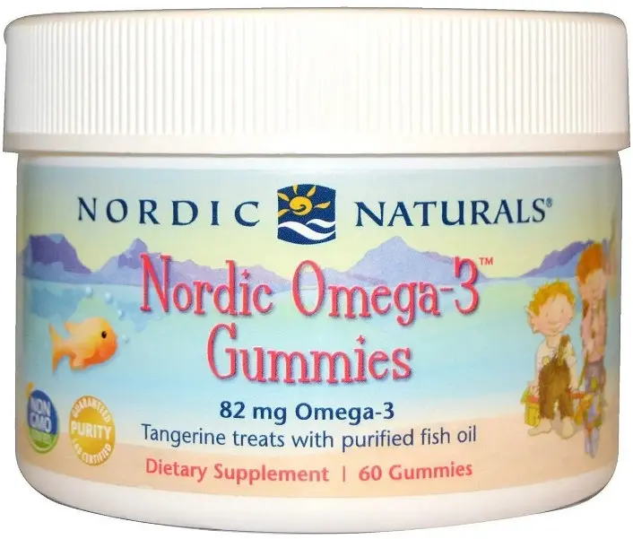 Риб'ячий жир для дітей Nordic Naturals Omega-3 Gummies 82 мг 60 жел таб мандарин