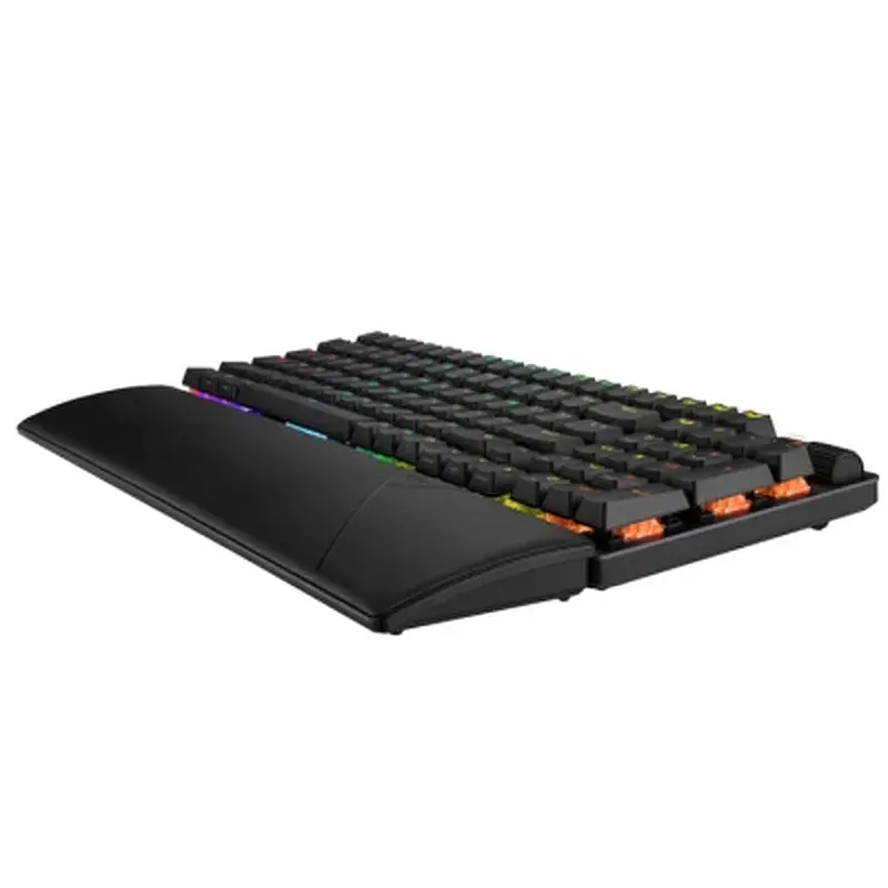 Клавіатура ASUS ROG Strix Scope II X NX Snow V2 ABS USB UA Black (90MP037A-BKMA00) - фото 8