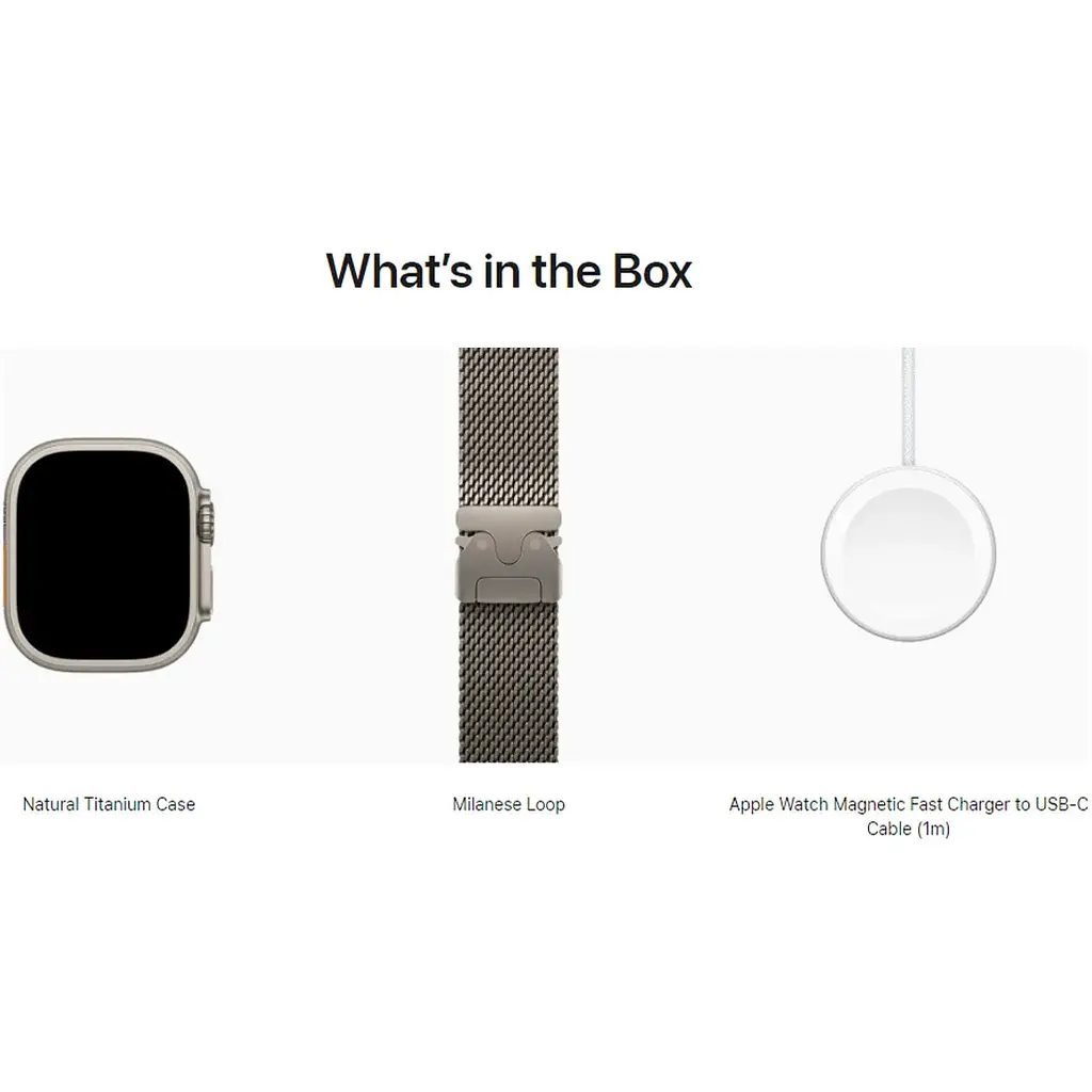 Смарт-годинник Apple Watch Ultra 2 49mm Natural Titanium Case with Natural Titanium Milanese Loop Large (MX5T3) [114928] - фото 4