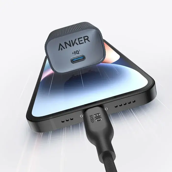Зарядний пристрій Anker PowerPort 511 Nano IV 30W USB-C Black (A2337G11) - фото 5