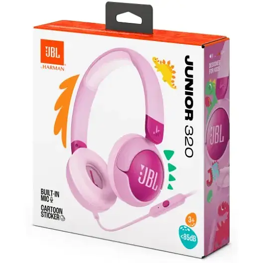 Гарнітура JBL JR320 Purple (JBLJR320PUR) (7065592) - фото 5