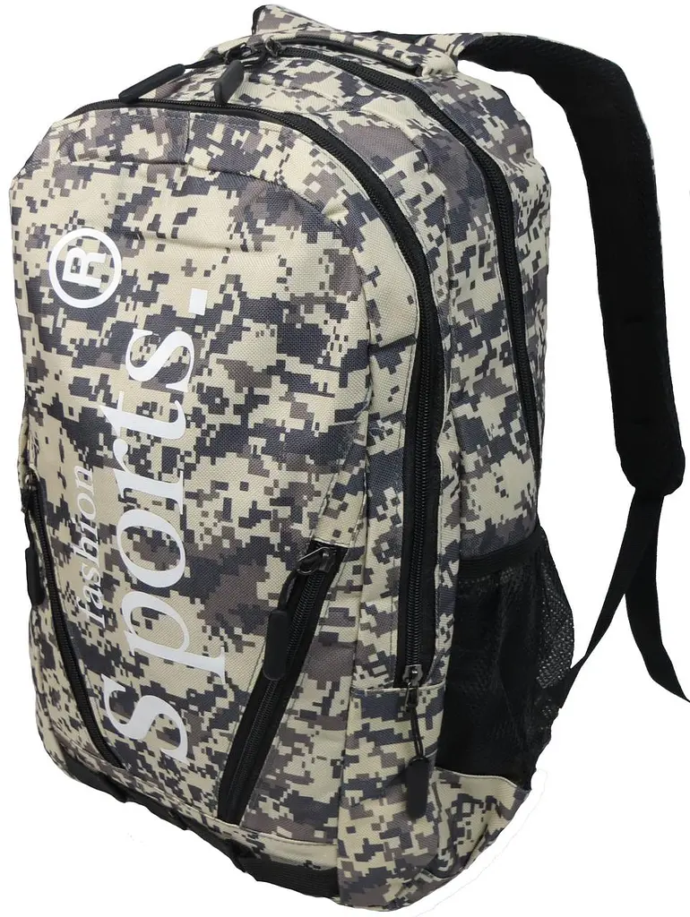 Рюкзак міський Fashion Sports S9010209 20 л 30×46×15 см Піксель - фото 3
