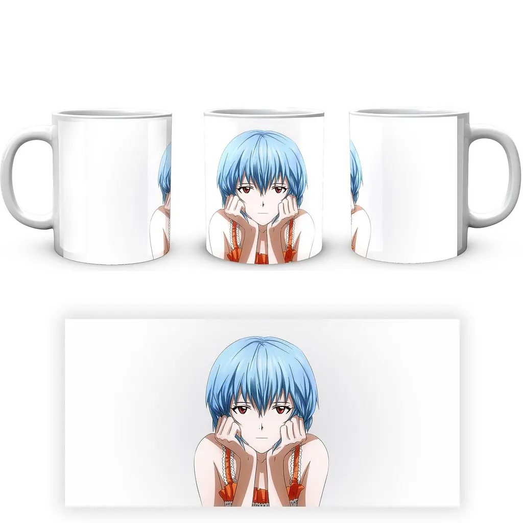 Кухоль GeekLand Evangelion Євангеліон Рей EVA 002.10 330 мл білий - фото 4