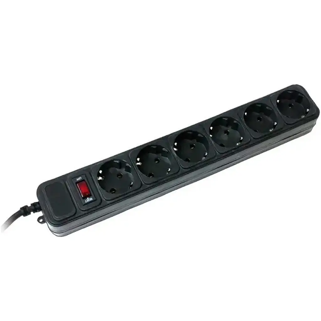 Мережевий фільтр Gembird SPG6-G-15B Black [128821] - фото 3