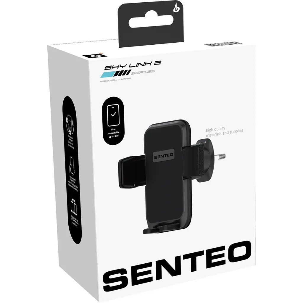 Автотримач Senteo SH-07 Sky Link 2 Airvent Black [171650] - фото 2