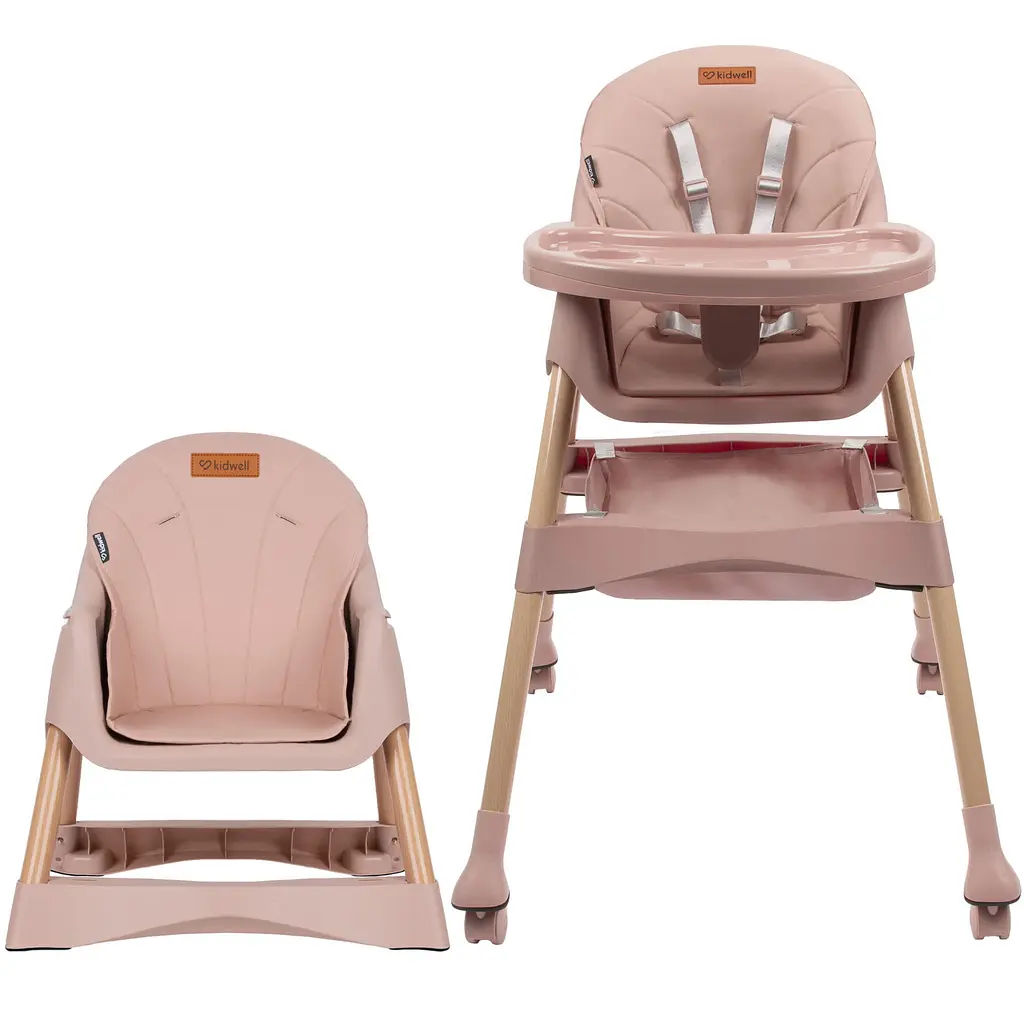 Стульчик для кормления Kidwell KARIMI Pink - фото 6