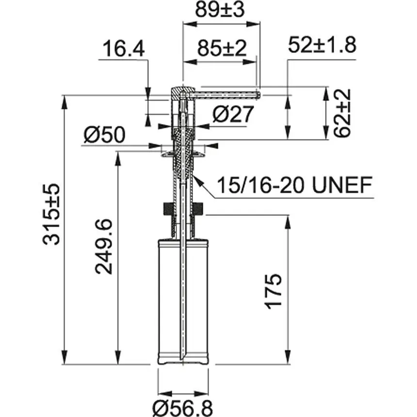 Дозатор для кухонной мойки Franke Comfort 119.0578.771 - фото 2