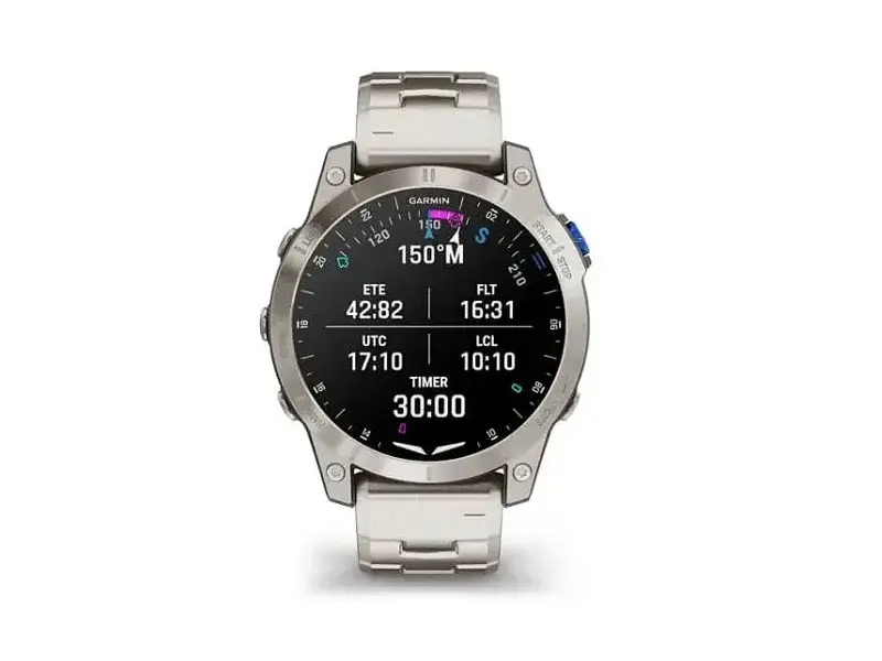 Смарт-годинник Garmin D2 Mach 1 Aviator Smartwatch with Vented Titanium Bracelet (010-02582-50/51) - фото 4