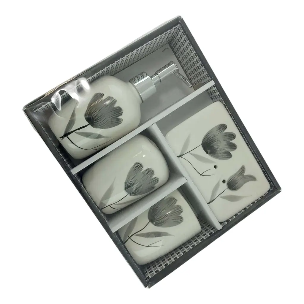 Набір для ванної кімнати керамічний - фото 7