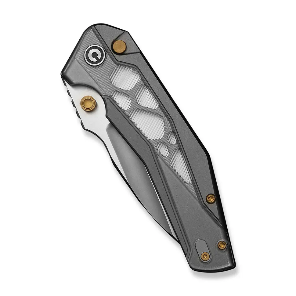 Ніж складаний туристичний Civivi Wellmax (9.1 см) 14C28N / Aluminum сірий - фото 4