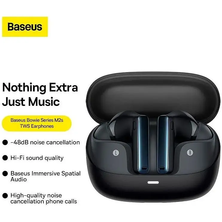 Наушники Baseus Bowie M2s True Wireless Earphones NGTW350101 черные - фото 7