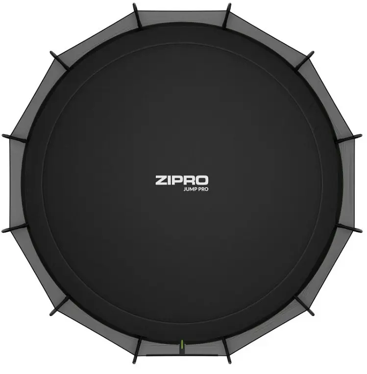 Батут із внутрішньою сіткою Zipro Jump Pro 16 футів 496 см чорно-зелений (5902659840752) - фото 7