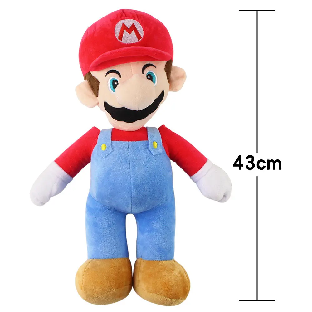 М'яка іграшка Супер Маріо 43 см – плюшевий Mario, герой Super Mario - фото 2