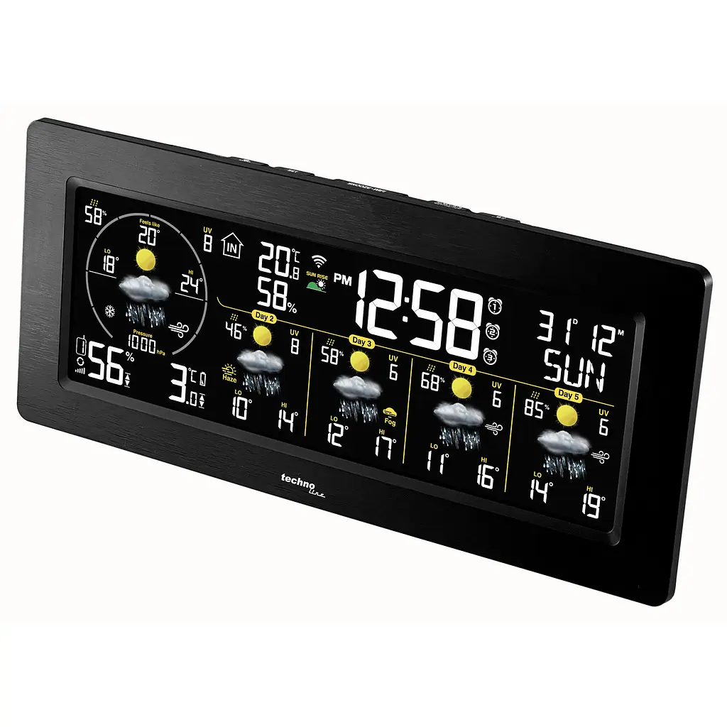 Метеостанція Technoline DirektWetter WD3050 Anthracite (WD3050), Темно-сірий - фото 7