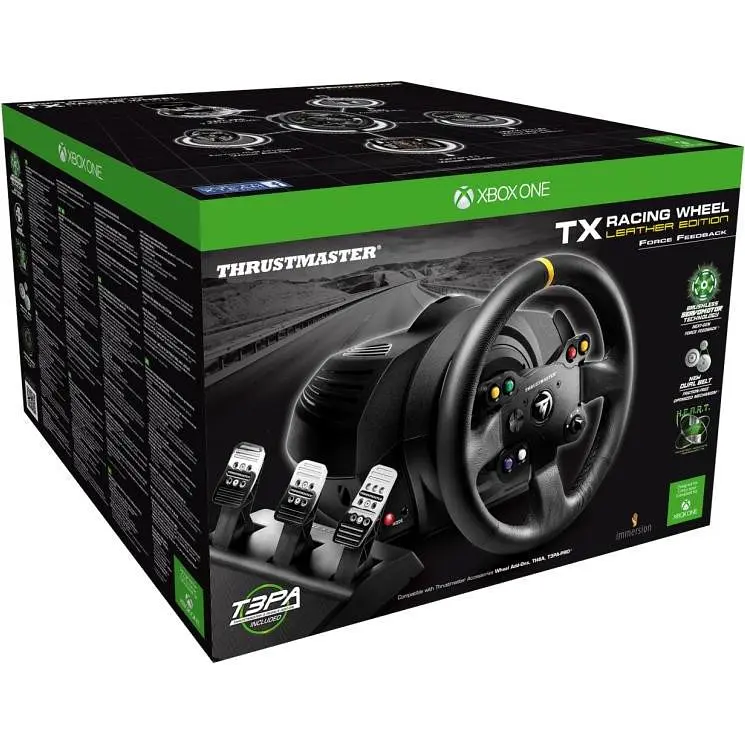 Ігрове кермо з педалями Thrustmaster TX RW Leather Edition для XBOX Series X/S, One, PC (4460133) [89148] - фото 10