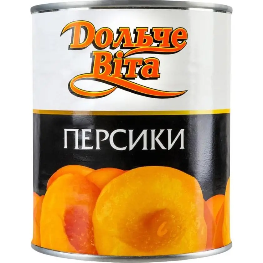 Персик половинками в сиропі Дольче Віта 850 мл