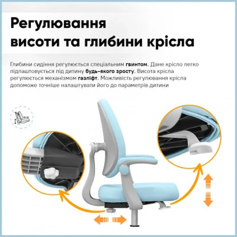 Дитяче крісло Mealux Sprint Duo KBL (Y-412 KBL) - фото 6