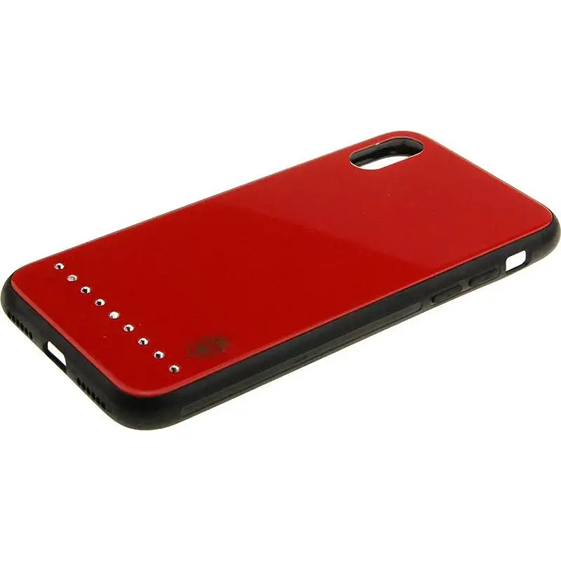 Чохол-накладка Remax Batili Series Glass Case Apple iPhone X Red - фото 7