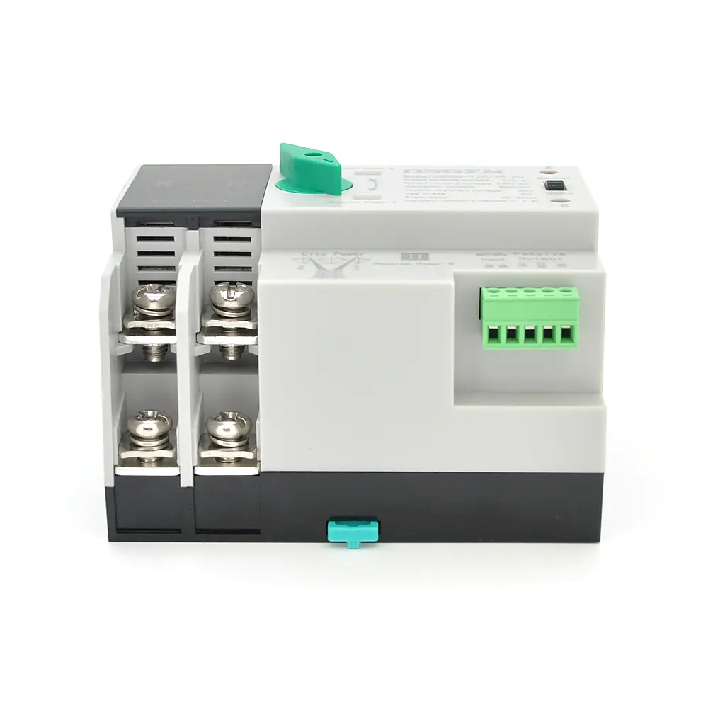 Автомат введення резерву (АВР) двополюсний OSGQ8-125/2P PV, 230V/125A на DIN-рейку для сонячних систем - фото 4