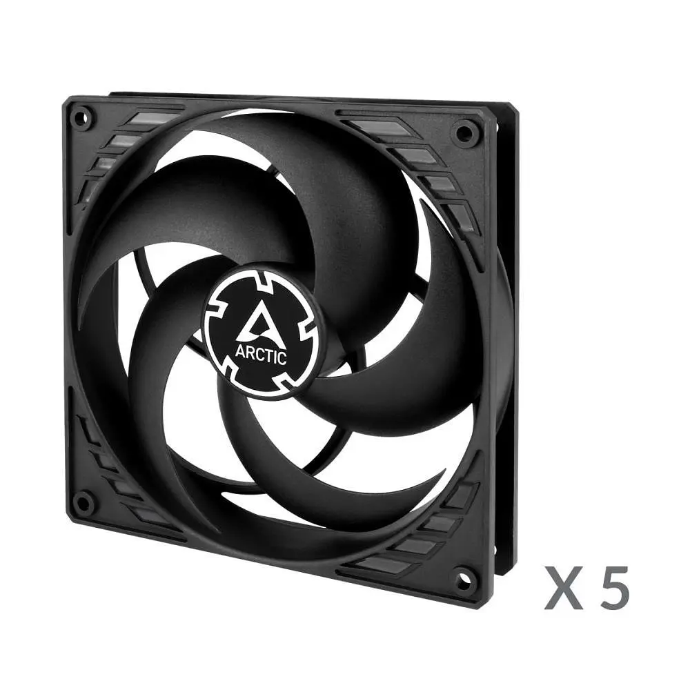 Корпусний вентилятор 140 мм Arctic P14 PWM PST 5pcs ACFAN00138A Black - фото 2