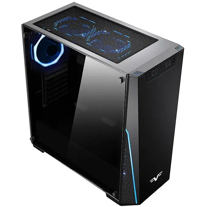 Корпус Frime Mark III Black (MarkIII-U3-GLS-3RGBF-WP) - фото 4