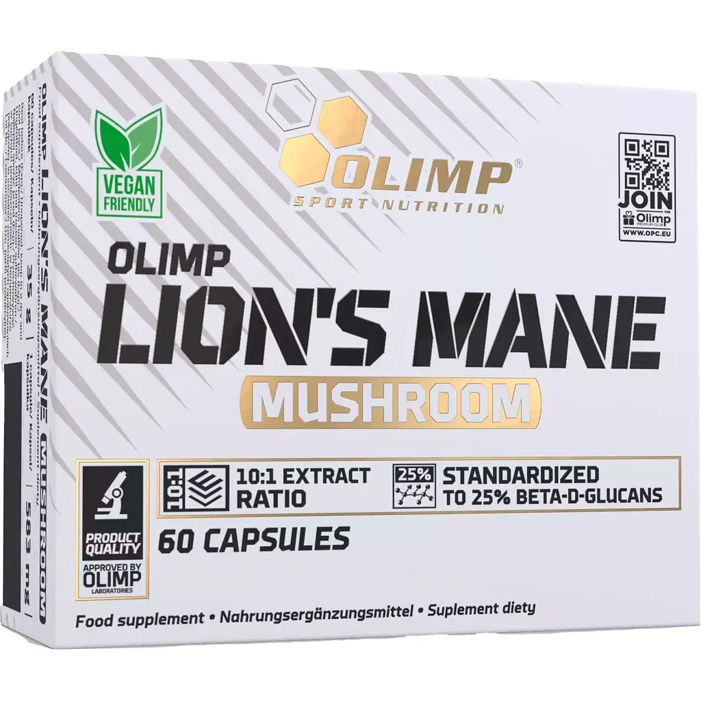 Їжовик гребінчастий Olimp Lion's Mane Mushroom 60 капсул (Ф001703)