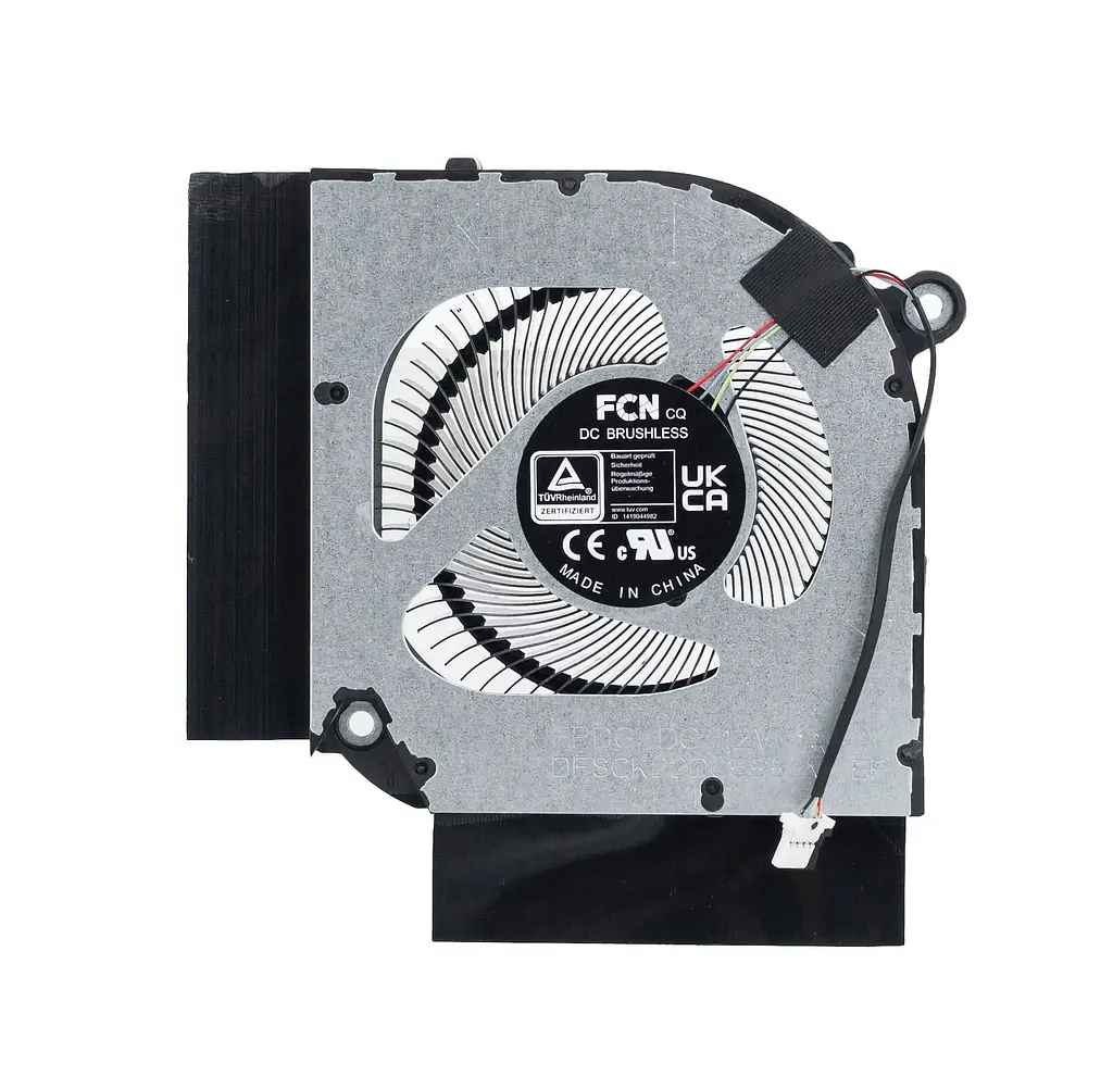 Вентилятор Acer (GPU fan 12V) кулер для моделей ноутбука Predator Helios 300 PH315-55, PH317-56 (DFSCL12E06486T) Acer, 12V, 4pin - фото 3