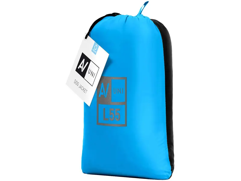 Курточка для тварин Collar AiryVest UNI двостороння XS 28 блакитно- чорна (2517) - фото 2