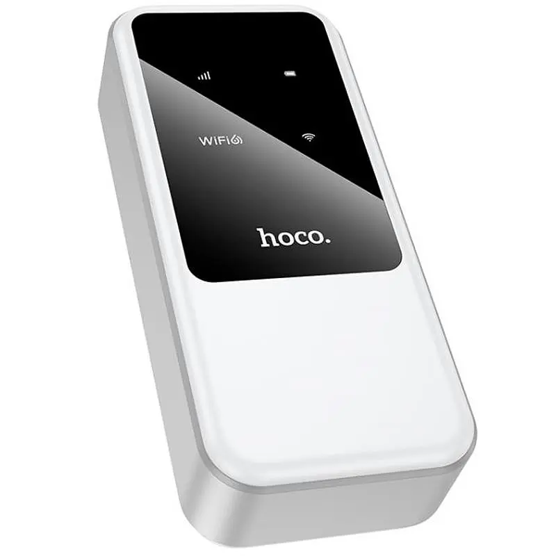 Портативний модем WiFi роутер Hoco HI42 150Mbps (SIM) 2000 mAh White - фото 4