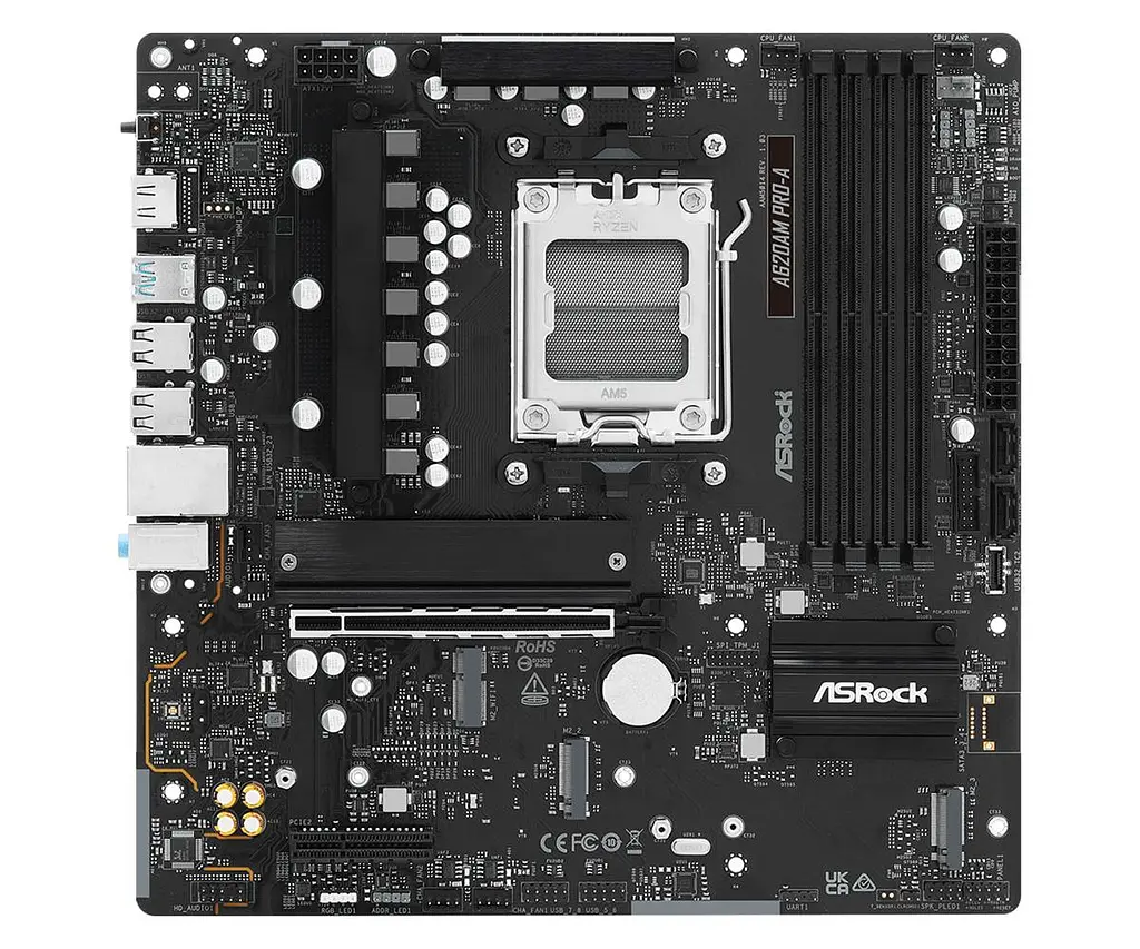 Материнська плата ASRock A620AM Pro-A Socket AM5 - фото 2
