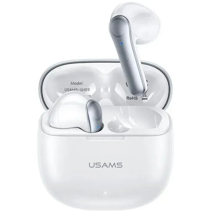 Наушники Bluetooth Usams TWS Earbuds XH09 розовые - фото 9