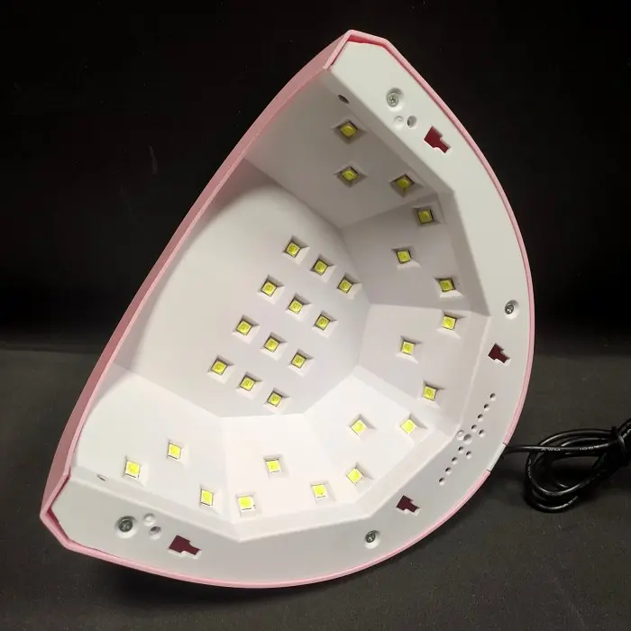 УФ лампа для гель-лаку SUN ONE LED UV Lamp 48 W для полімеризації, нарощування нігтів USB Рожева - фото 4